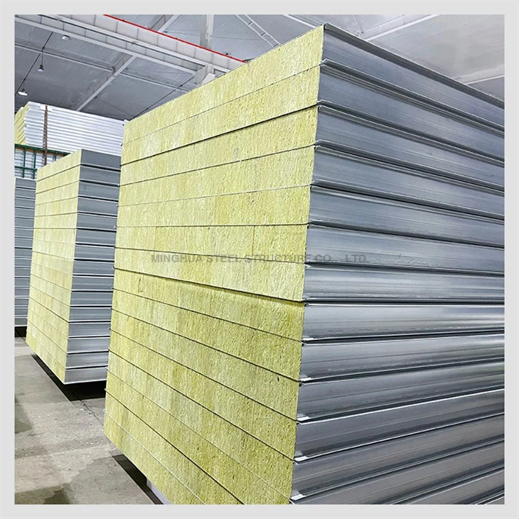 Metal Rock Wool Sandwich Wall Panel